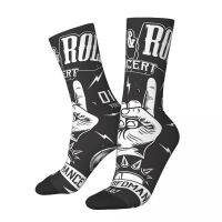 【jw】♤﹍❀  Hip Hop Roll Fast Die Young Mens Socks Music Seamless Printed Crew Boys