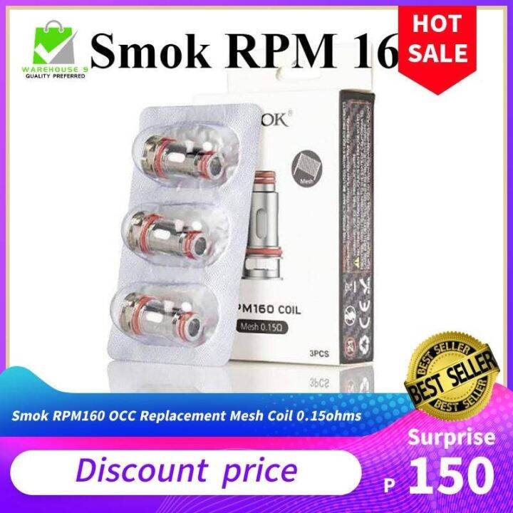 SMOK Vape RPM40 RPM80 RPM160 OCC RPM Lite FETCH PRO RPM 2 Device 3pcs