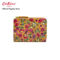 Cath Kidston Slim Pocket Purse Pinball Ditsy Yellow กระเป๋า กระเป๋าสตางค์ กระเป๋าสีเหลือง กระเป๋าแคทคิดสตัน