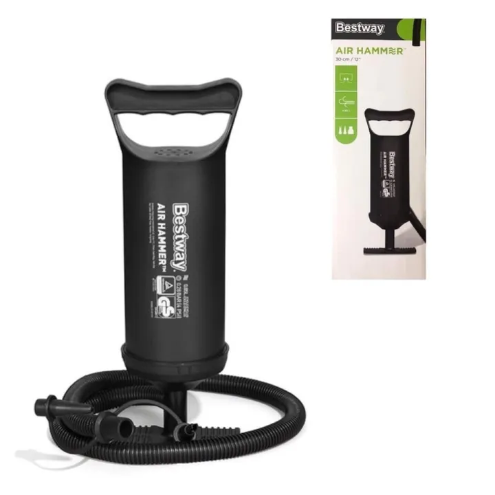 BESTWAY AIR HAMMER INFLATION PUMP (12 INCHES/30cm) MANUAL AIR PUMP HAND