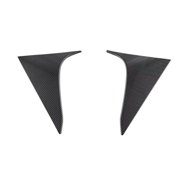 Car Carbon Fiber Rear Window Side Spoiler Canards Splitter for Honda ...