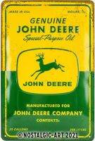 ป้ายดีบุก Retro John Deere-วัตถุประสงค์พิเศษไอเดียของขวัญพัดลมรถแทรกเตอร์ขนาด20X30ซม. ดีไซน์วินเทจสำหรับตกแต่ง