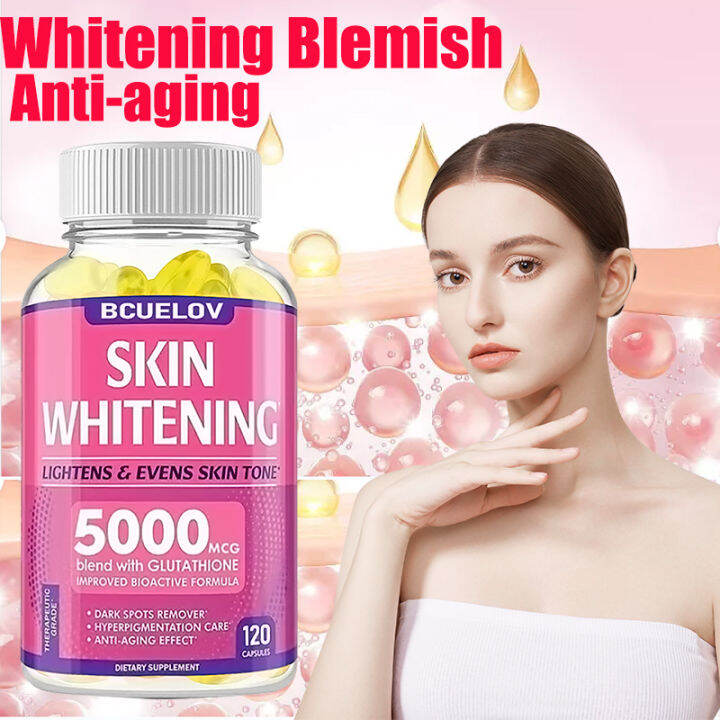 Collagen Vitamin C Whitening Blemish Anti-aging Glutathione Capsule ...