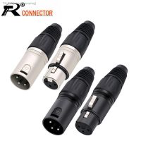 ▫✤♛ 3 Pin Xlr Female Plug Microphone Connector Xlr Connector Plug 3pin Mic - 1pc 3 Pin - Aliexpress