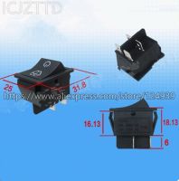 10pcs 4 Pins 2 Positions Rocker Switch with light on-off switch DIP Copper pin 7KC-0015 boat rocker switch KC-15 7KC-15