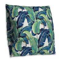 Tropical Plants Pillow Case Double Sides Polyester Pillowcases Green Leaves Throw Pillow Cover Poszewki Na Poduszki