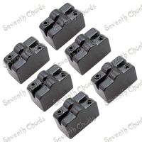 WK-A set of 6 Pcs Black Guitar Bridge String Saddle For Headless Guitar Tremolo Bridge System / Guitar Accessories Parts