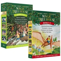 Original English version Magic Tree House 1-8 boxed Magic Tree House childrens adventure literature novel English version English bridge chapter book American primary and secondary school extracurricular reading book Mary poosborne