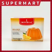 SUPERMART Imperial Flavoured Gelatin Dessert Orange 100 g. วุ้นเจลาตินสำเร็จรูป กลิ่นส้ม ตราอิมพีเรียล 100 ก. #1104211