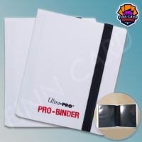 【FINNCARD】Ultra Pro Binder แฟ้มใส่การ์ด 80ช่อง สีขาว แบบมีสายรัด (ใส่ได้หน้าละ2ใบ หน้าหลัง)