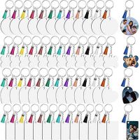 THLCG7 160 Pieces Keychain Batch Set, Tassels, Used for DIY Craft Decoration Production for DIY Keychain Vinyl Crafting