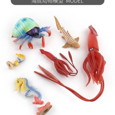 Simulation model of Marine sea creatures toy animals crab male hermit crab children girl birthday gift