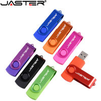 JASTER พลาสติก USB แฟลชไดรฟ์64GB Delicacy แบบพกพา Pendrive 16GB 32GB 8GB Rotatable Memory Stick U Disk Usb 2.0การ์ดหน่วยความจำ