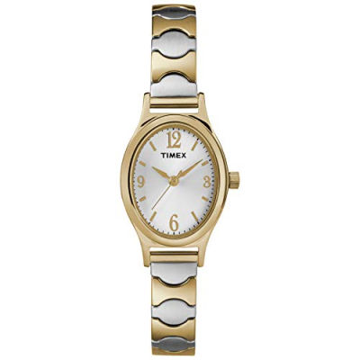 Timex Womens T26301 Kendall Circle Two-Tone Stainless Steel Expansion Band Watch