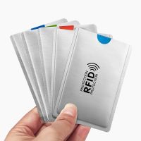 Anti Rfid Dompet Memblokir Pembaca Kunci Kartu Bank Pemegang Kartu Id Bank Kartu Kasus Perlindungan Logam Kartu Kredit Pemegang Aluminium 6x9.3Cm