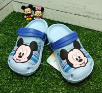 SCPPLaza รองเท้าเด็ก หัวโต ปกป้องเท้า ลายมิคกี้เมาส์ Mickey Mouse เด็กเล็ก ขนาดเท้า 12 - 14 cm. ลดราคาถูกมาก Sale