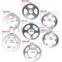 โซ่520รถจักรยานยนต์,เฟืองด้านหลังเฟืองโซ่43T/45T/47T/49T เหมาะสำหรับ Karting ATV Off-Road ชิ้นส่วนรถจักรยานยนต์