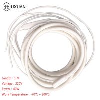 1 Meter 220 230V 70 Celsius 40W Waterproof Silicone Insulated Heater Wire Unfreezer For Drain pipe Electrical Wires