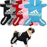 Dog Adidog Hoodies Coat Small Dogs Chihuahua Pug Yorkshire Hoodie Clothing