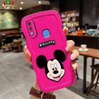 เคสโทรศัพท์แฟชั่นลายมิกกี้มาการองการ์ตูน3D น่ารักแฟชั่นสำหรับ VIVO Y50 Y30i Y30 Y55 Y91C Y77 Y91 Y93 Y95มือที่ออกแบบมาเคสนิ่มใส่โทรศัพท์ฝาหลังซิลิโคนกันกระแทก