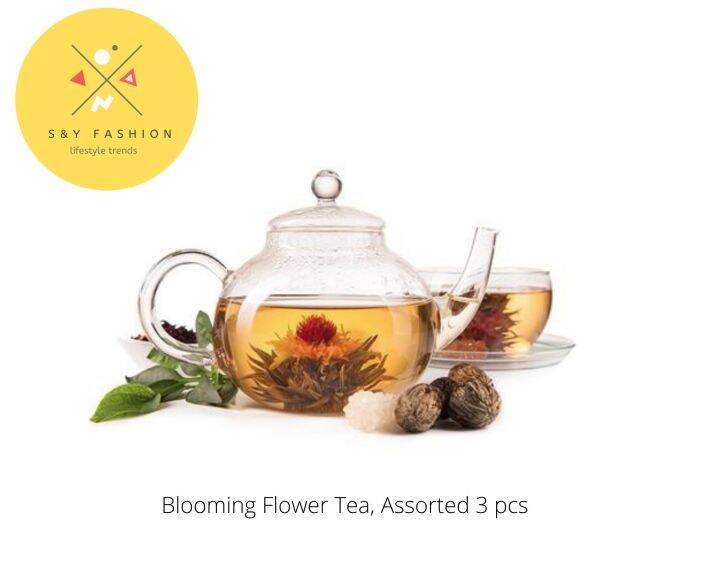 Blooming Flower Tea，Assorted 3 Pcs Lazada