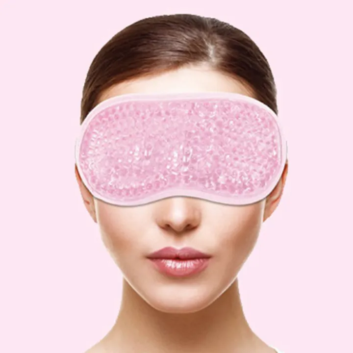 Cold Hot Eye Mask Gel Bead Cooling Eye Mask for Eyes Puffy Assisted