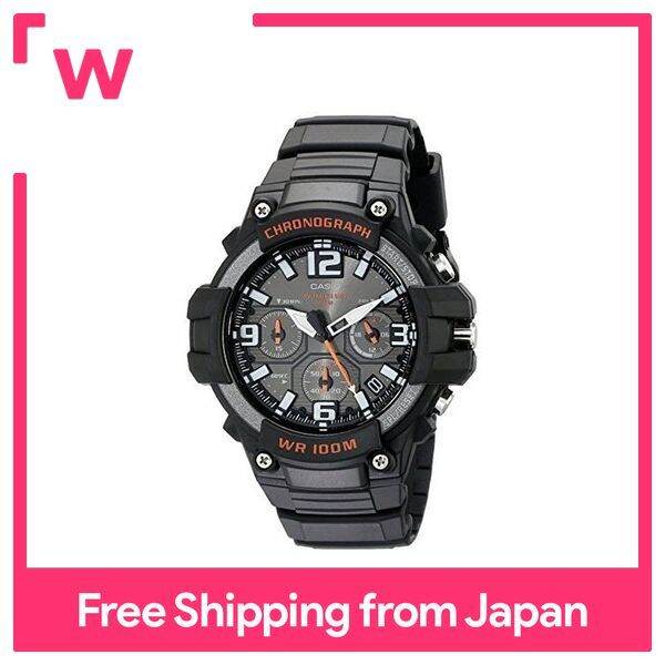 [Casio] CASIO Watch Chronograph MCW-100H-1AV Black Men Overseas Model ...