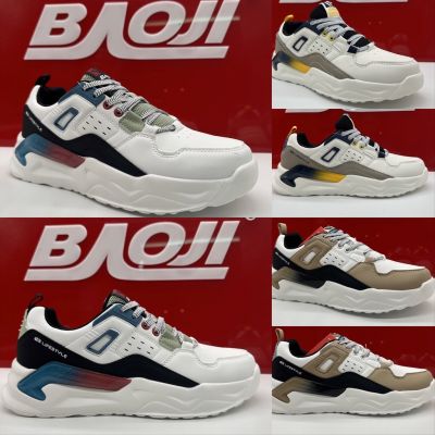 [New 04/2023] BAOJI บาโอจิ แท้100% รองเท้าผ้าใบผู้ชาย bjm755