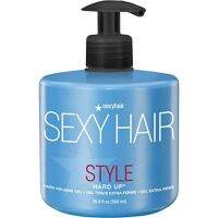 Sexyhair Hard Up holding Gel 500 ml. เจลที่ทันสมัยที่สุด ให้ความอยู่ตัวระดับ 10 ความแห้งระดับ 8 เพื่อให้เซตผมได้ทุกทรง