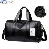 2021 Gym Bag Men Leather Sports Bags Dry Wet Bags Training For Shoes Fitness Yoga Travel Luggage Shoulder Sac De Sport Bag