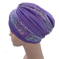 【CW】 2021 Breathable Turban Cap Women  39;s Muslim Headscarf Hat Hijab Bonnet Turbante Mujer