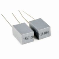 2ชิ้น,100V 155 1.5Uf 6X5mm ฟิล์มโพรพิลีน CBB ตัวเก็บประจุ5%