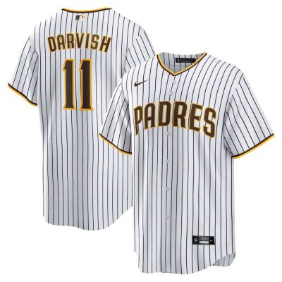 เสื้อกีฬาเบสบอล ลายทีม San Diego fathers Yu Darvish สีขาว