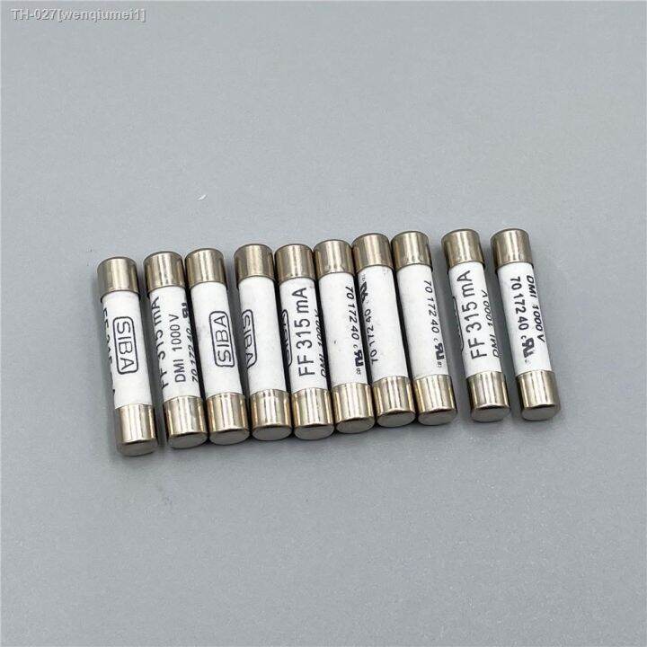 5pcs-lot-siba-ff-315ma-1000v-30ka-6-3x32mm-dmi-7017240-fast-acting-ceramic-fuse-links-for-multimeter