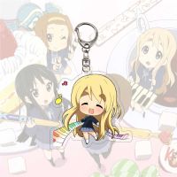 【CC】 Anime K-ON!! Keychain Hirasawa Akiyama Kotobuki Tsumugi Cartoon Figures Chain AccessoriesTH