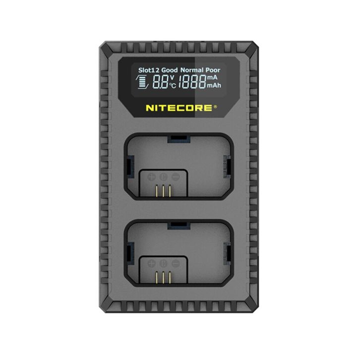 แพคเกจ2แพคเกจ-nitecore-usn1-2-j76กล้องดิจิตอลสำหรับเดินทางในช่องคู่สายชาร์จสำหรับโซนี่แบตเตอรี่-np-fw50ใช้ได้กับ-a6500-a7-a7ii-a7r-a7s-a7r2