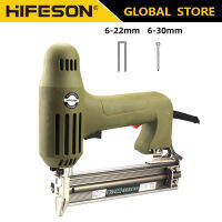 HIFESON ที่มีประสิทธิภาพ F30/422J Nailer 220โวลต์ไฟฟ้าลวดเย็บกระดาษเล็บเครื่องมือไฟฟ้าเย็บกระดาษเฟอร์นิเจอร์กรอบช่างไม้ไม้เครื่องมือการทำงาน