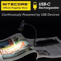 NITECORE พวงกุญแจขนาดเล็ก TINI2 SS ไฟฉายอัจฉริยะ EDC USB Type-C ชาร์จได้500ลูเมนคีย์ไฟแอลอีดีแบตเตอรี่280Mah สำหรับกลางแจ้งโดยเฉพาะ