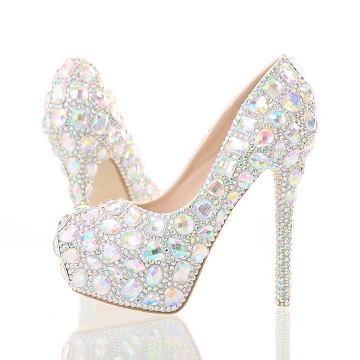 big-white-diamond-wedding-shoes-single-female-big-yard-diamond-heels-waterproof-one-word-with-single-shoes