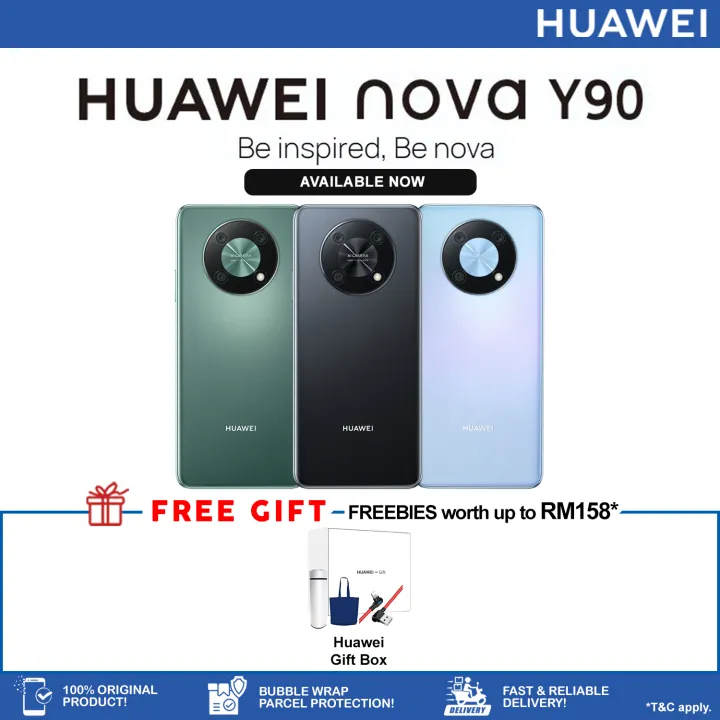 HUAWEI nova Y90 Smartphone | 6.7“ Edgeless FullView Display | 40W ...