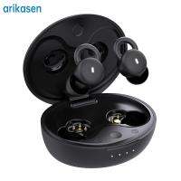 หูฟังเอียบัดไร้สายบลูทูธสำหรับการนอนหลับอยู่ข้างหูฟังไร้สายแบบ In-Ear ที่มองไม่เห็นได้ขนาดเล็กที่สุดสำหรับกีฬานอนตะแคง