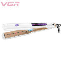 VGR 502ที่ม้วนผม Professional Personal Care Dual-Use Straightene อุปกรณ์จัดแต่งทรงผม PTC องค์ประกอบความร้อน LCD แสดงหน้าจอ