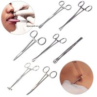 COD DSFRDGERGWR newsandrain☼ Surgical Steel Opening Closing Needle Ball Clamp Plier Piercing Puncture Tool [Ready Stock]