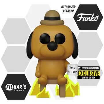 Funko Pop! Vinyl: This is Fine Dog - This is Fine Dog - Entertainment Earth  (EE) (Exclusive) #56 for sale online