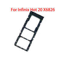 สำหรับ Infinix Hot 20 X6826 ซิมการ์ดถาดใส่ Reader ช่องเสียบ SD Adapter Repair Part-WJJEE SHOP