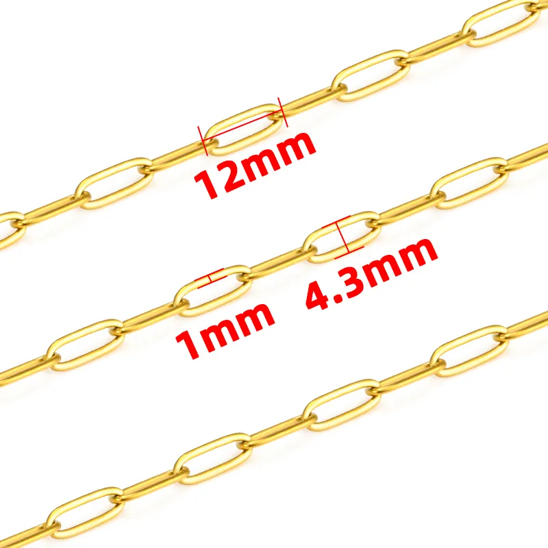 New Stainless Steel Chain For Jewelry Making Accessories Lip