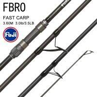 FBRO Purista ปลาคาร์พเบ็ดตกปลา Carbon ไฟเบอร์ฟูจิคันเบ็ดสปินนิ่ง3.0Lb 3.5พลังงาน40-160กรัม3.60เมตรเสาแข็ง Surf Ro