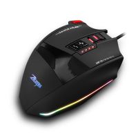 Zelotes C-13 Wired Gaming Mouse 13 Programming Keys RGB Light Belt 128KB On-board Memory Built-in Counterweight Mechanism