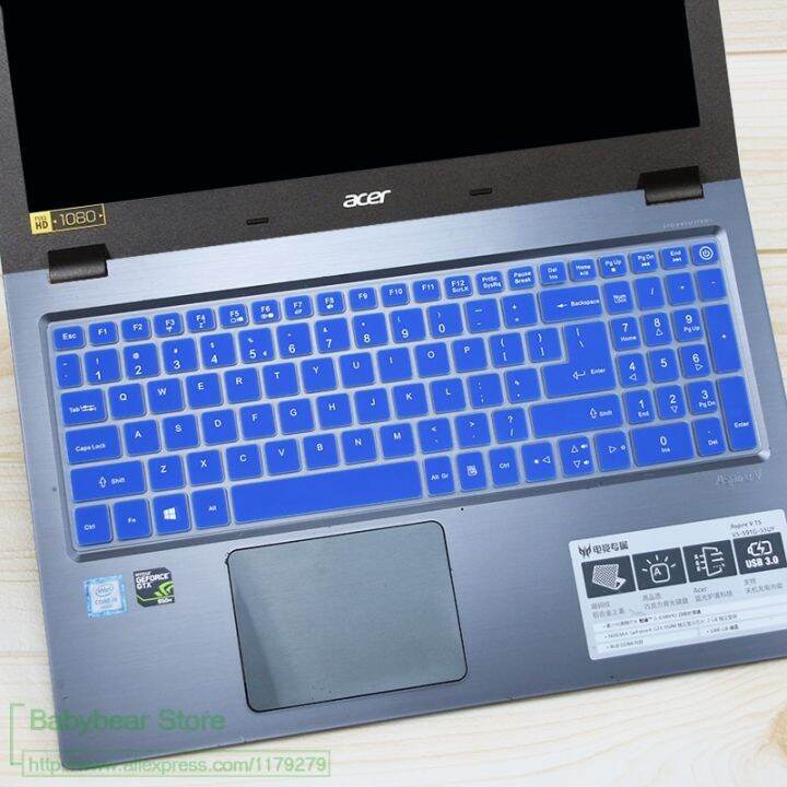 15-6ซิลิโคนปกป้องตัวเครื่องป้องกันแป้นพิมพ์สำหรับ-acer-extensa-2520g-2511g-e5-522g-e5-522-f5-573g-tmp258-e5-574g