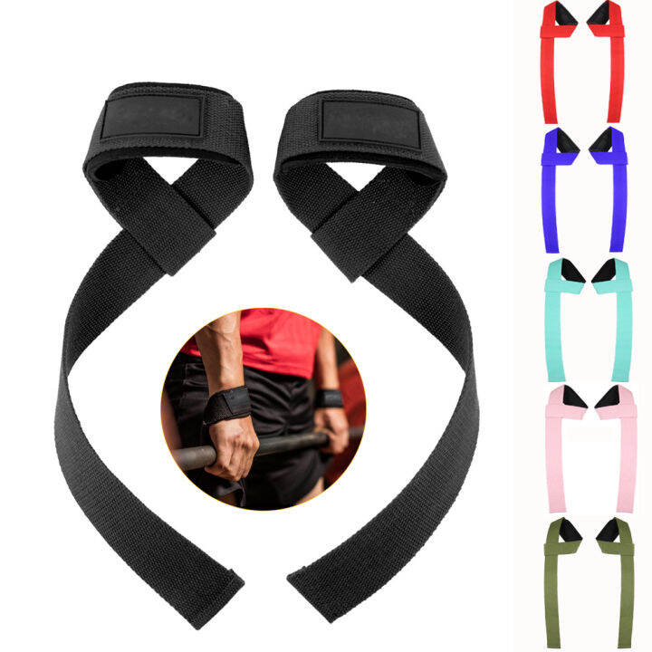 1Pair Weight Lifting Straps, Wrist Deadlift Straps with Padding for Men